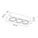 Lampa wpuszczana Muko 3 - Biała 7358 Antigo Lampa wpuszczana Muko 3 - Biała 7358 Antigo