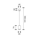 Lampa wisząca Dakata 1 - Czarna 5632 Antigo Lampa wisząca Dakata 1 - Czarna 5632 Antigo