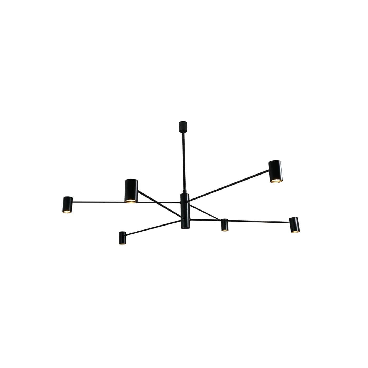 Lampa wisząca Dakata 6 - Czarna 5638 Antigo Lampa wisząca Dakata 6 - Czarna 5638 Antigo