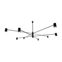 Lampa wisząca Dakata 8 - Czarna 5640 Antigo Lampa wisząca Dakata 8 - Czarna 5640 Antigo