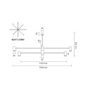 Lampa wisząca Dakata 8 - Czarna 5640 Antigo Lampa wisząca Dakata 8 - Czarna 5640 Antigo