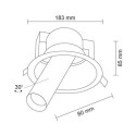 Lampa wpuszczana Yakumo 2 - Biała 7807 Antigo Lampa wpuszczana Yakumo 2 - Biała 7807 Antigo