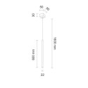 Lampa wisząca Kosame - Czarna 7844 Antigo Lampa wisząca Kosame - Czarna 7844 Antigo
