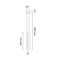 Lampa wisząca Kosame 3 - Czarna 7846 Antigo Lampa wisząca Kosame 3 - Czarna 7846 Antigo