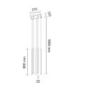 Lampa wisząca Kosame 5 - Czarna 7848 Antigo Lampa wisząca Kosame 5 - Czarna 7848 Antigo