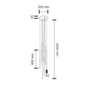 Lampa wisząca Kosame 8 - Czarna 7856 Antigo Lampa wisząca Kosame 8 - Czarna 7856 Antigo