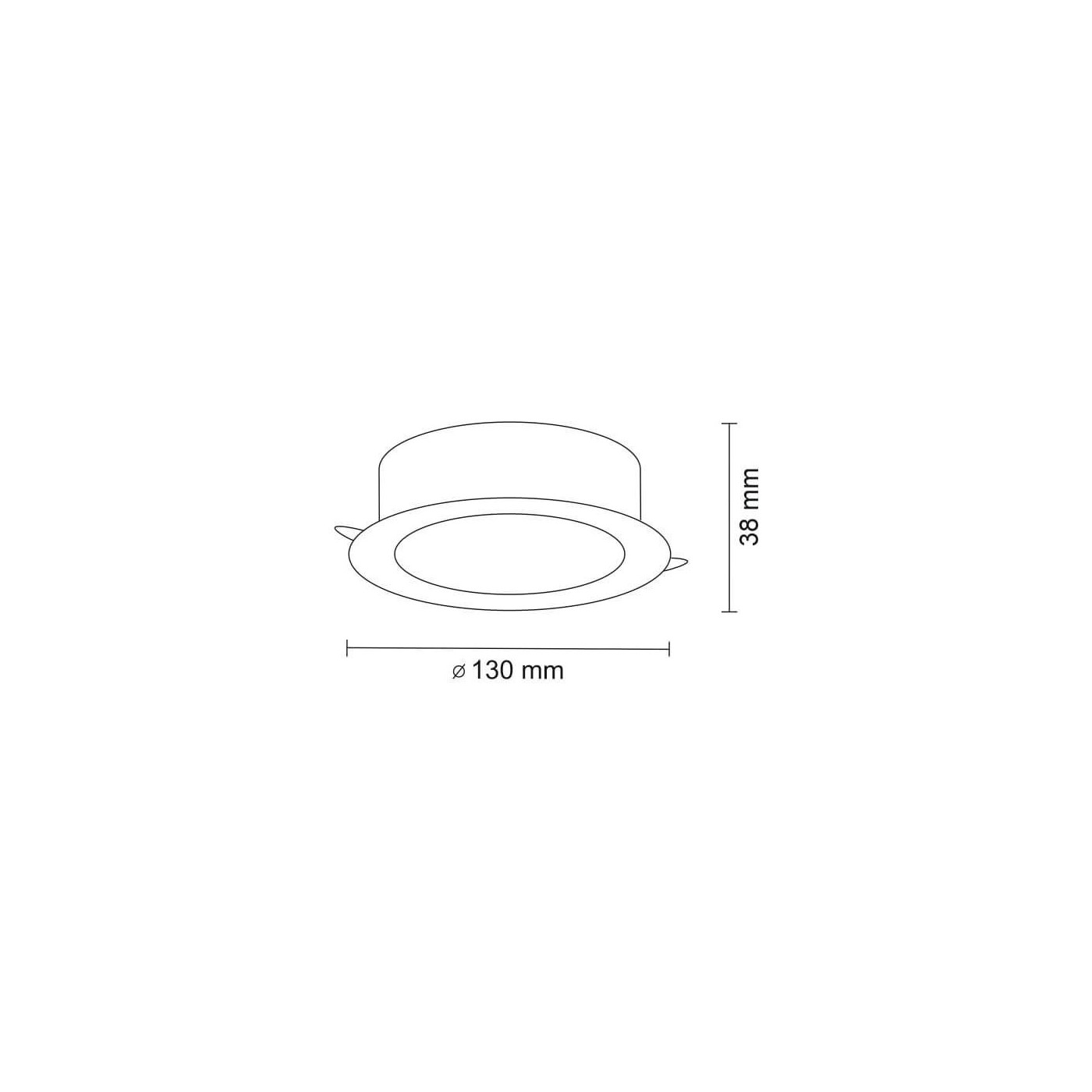 Lampa wpuszczana Tottori IL - Biała IP44 4000K 8580 Antigo Lampa wpuszczana Tottori IL - Biała IP44 4000K 8580 Antigo