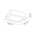 Lampa wpuszczana Tottori IL - Czarna IP44 3000K 8059 Antigo Lampa wpuszczana Tottori IL - Czarna IP44 3000K 8059 Antigo