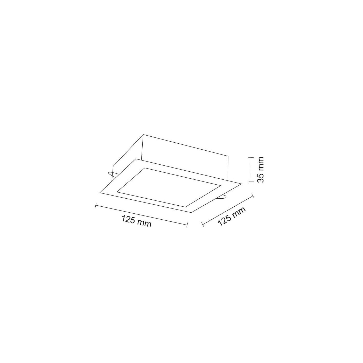 Lampa wpuszczana Tottori IL - Biała IP44 4000K 8582 Antigo Lampa wpuszczana Tottori IL - Biała IP44 4000K 8582 Antigo