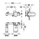Element Podtynkowy Do Baterii Umywalkowej 20830002 Tres Element Podtynkowy Do Baterii Umywalkowej 20830002 Tres