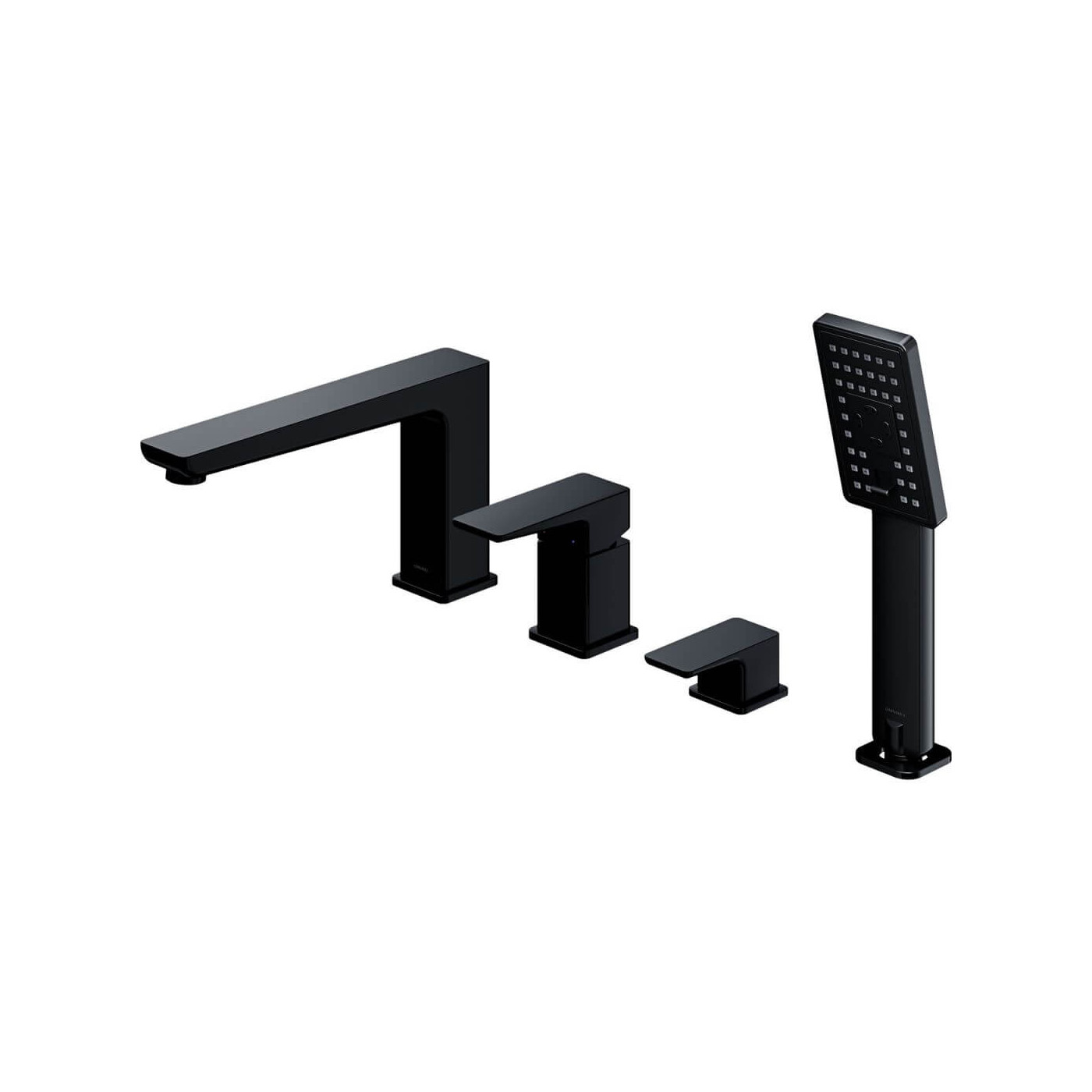 Bateria Wannowa 4-Otworowa Parma Czarny PM7432BL Omnires Bateria Wannowa 4-Otworowa Parma Czarny PM7432BL Omnires
