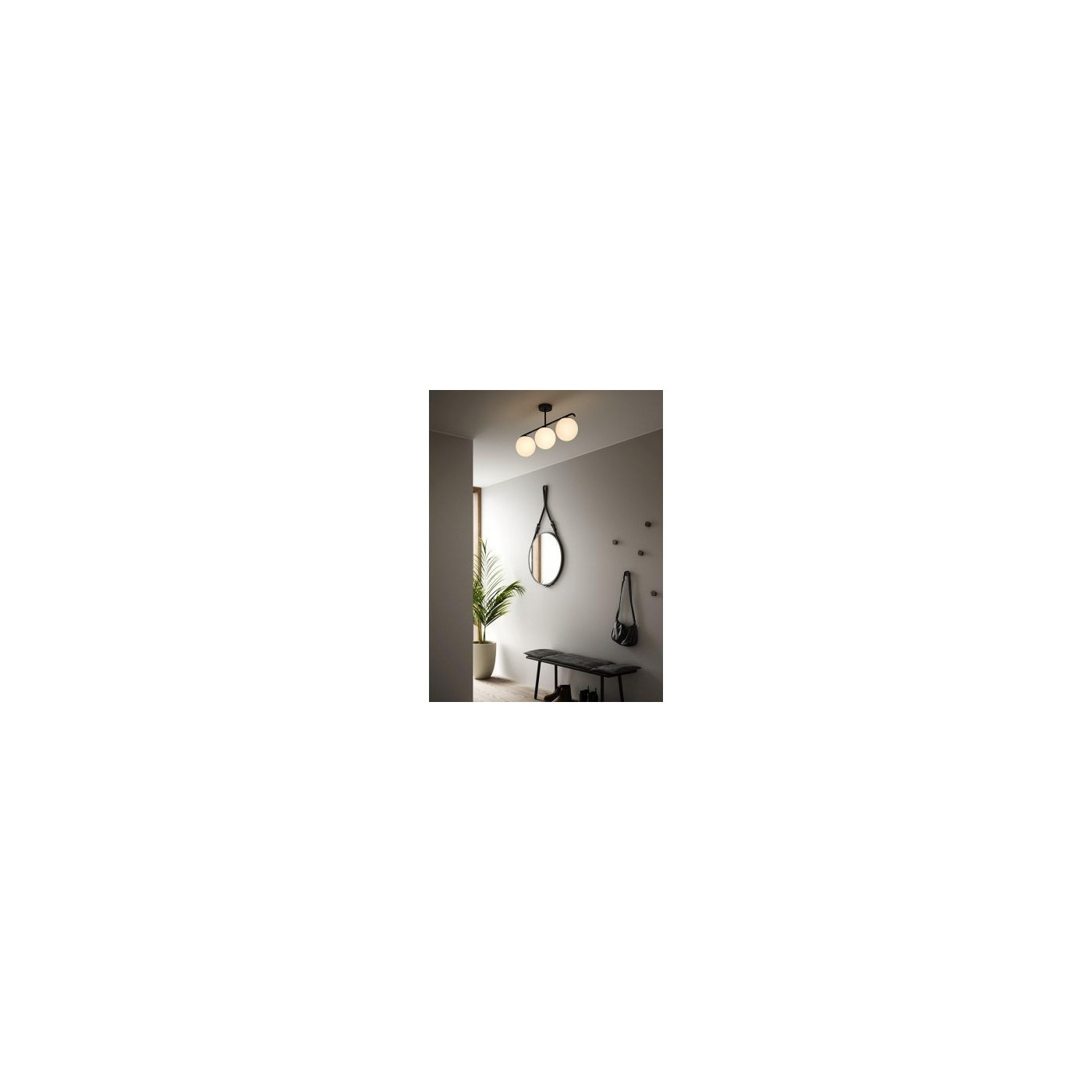 Lampa Sufitowa Potrójna Czarna Grant 2010583003 Nordlux Lampa Sufitowa Potrójna Czarna Grant 2010583003 Nordlux