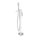 Bateria Wannowa Wolnostojąca Parma Chrom/Biały PM7433CRB Omnires Bateria Wannowa Wolnostojąca Parma Chrom/Biały PM7433CRB Omnires