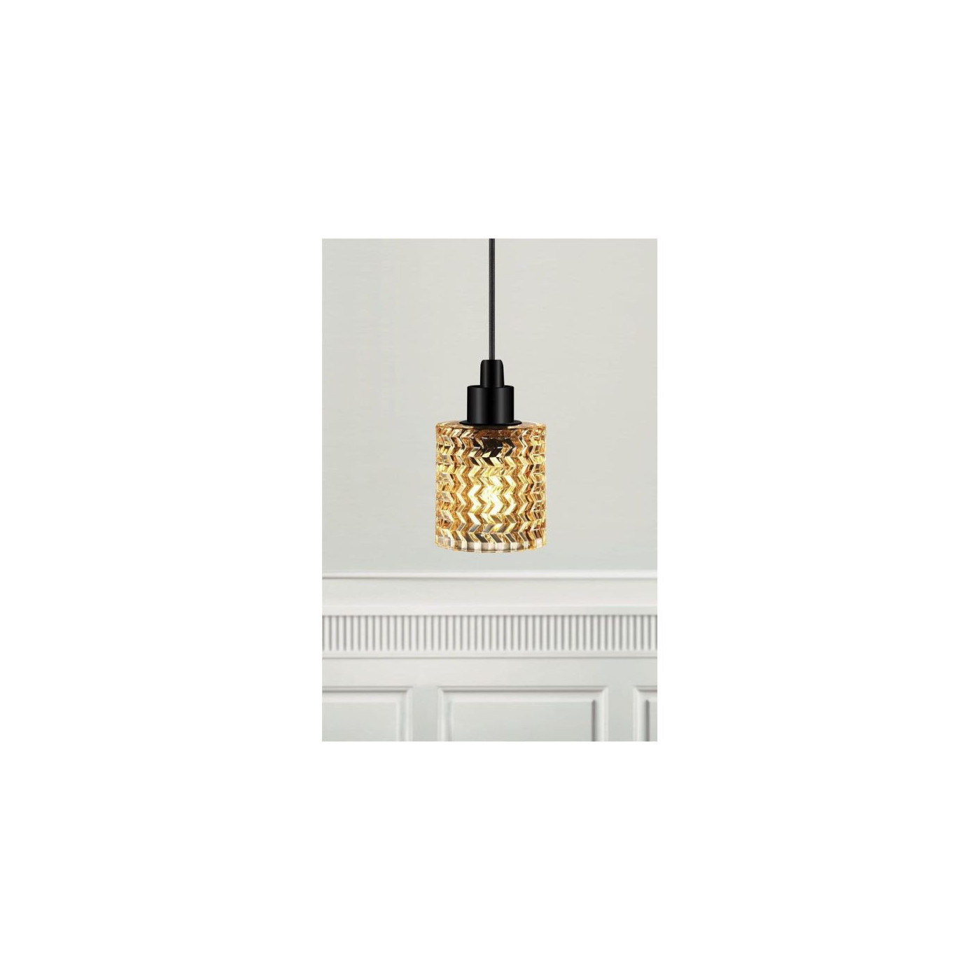 Lampa Wisząca Szklana Hollywood Bursztynowy Klosz 46483027 Nordlux Lampa Wisząca Szklana Hollywood Bursztynowy Klosz 46483027 Nordlux