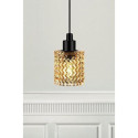 Lampa Wisząca Szklana Hollywood Bursztynowy Klosz 46483027 Nordlux Lampa Wisząca Szklana Hollywood Bursztynowy Klosz 46483027 Nordlux