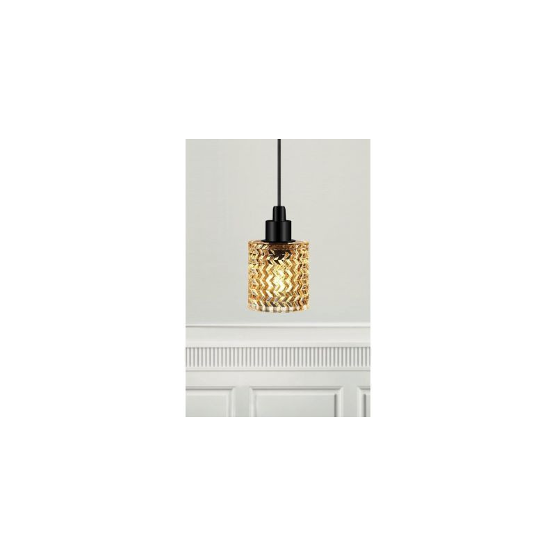 Lampa Wisząca Szklana Hollywood Bursztynowy Klosz 46483027 Nordlux Lampa Wisząca Szklana Hollywood Bursztynowy Klosz 46483027 Nordlux