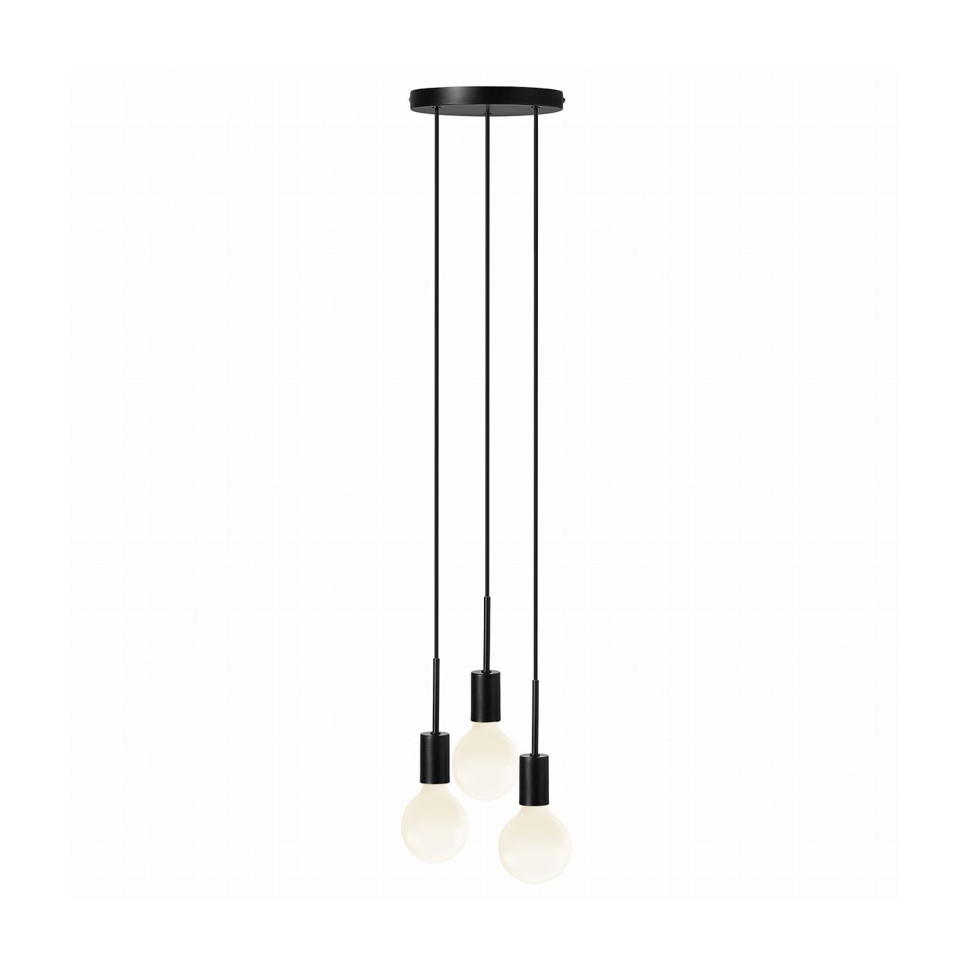 Potrójna Lampa Wisząca Paco Czarna 2112063003 Nordlux Potrójna Lampa Wisząca Paco Czarna 2112063003 Nordlux