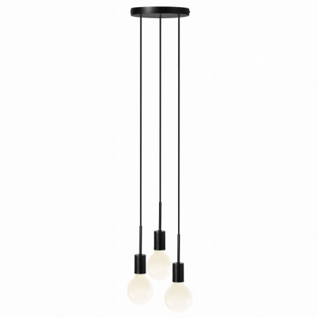 Potrójna Lampa Wisząca Paco Czarna 2112063003 Nordlux