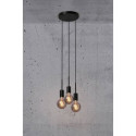 Potrójna Lampa Wisząca Paco Czarna 2112063003 Nordlux Potrójna Lampa Wisząca Paco Czarna 2112063003 Nordlux