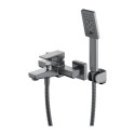 Bateria Wannowa Z Zestawem Prysznicowym Parma Nikiel PM7431IN Omnires Bateria Wannowa Z Zestawem Prysznicowym Parma Nikiel PM7431IN Omnires