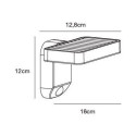 Lampa Zewnętrzna Solarna Rica Square z Czujnikiem Ruchu 2118161003 Nordlux Lampa Zewnętrzna Solarna Rica Square z Czujnikiem Ruchu 2118161003 Nordlux