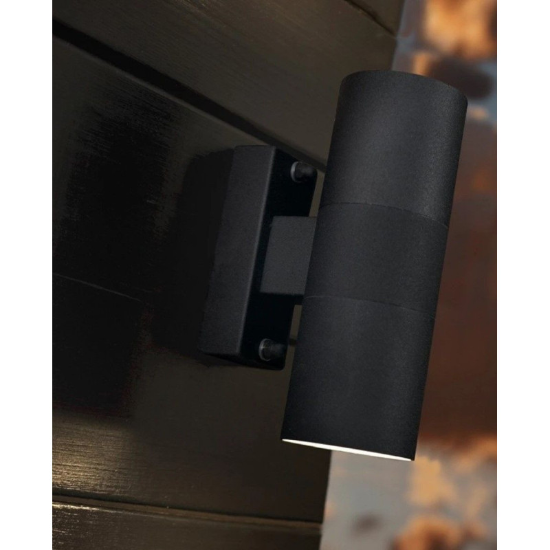 Kinkiet Tin Zewnętrzny Podłużny Czarny 21279903 Nordlux Kinkiet Tin Zewnętrzny Podłużny Czarny 21279903 Nordlux