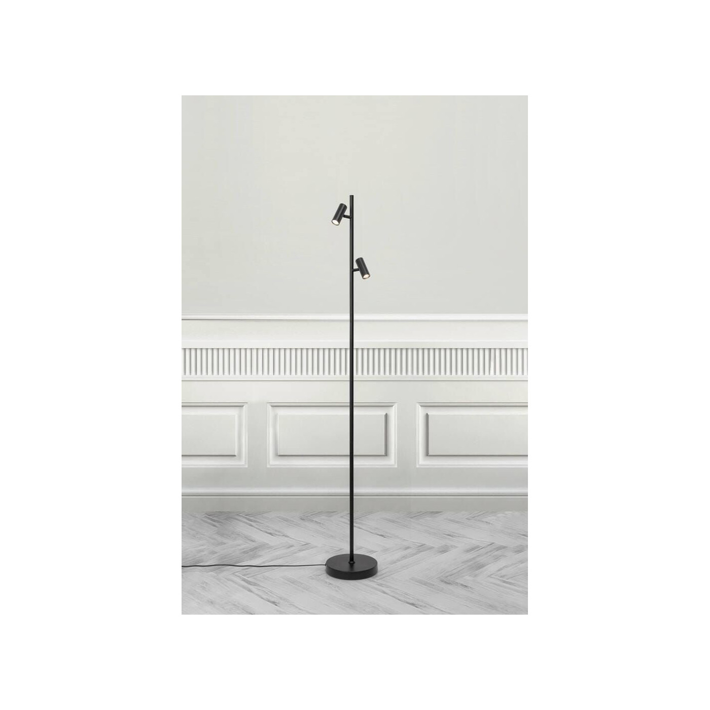 Lampa Podłogowa LED Omari Czarna 2112254003 Nordlux Lampa Podłogowa LED Omari Czarna 2112254003 Nordlux