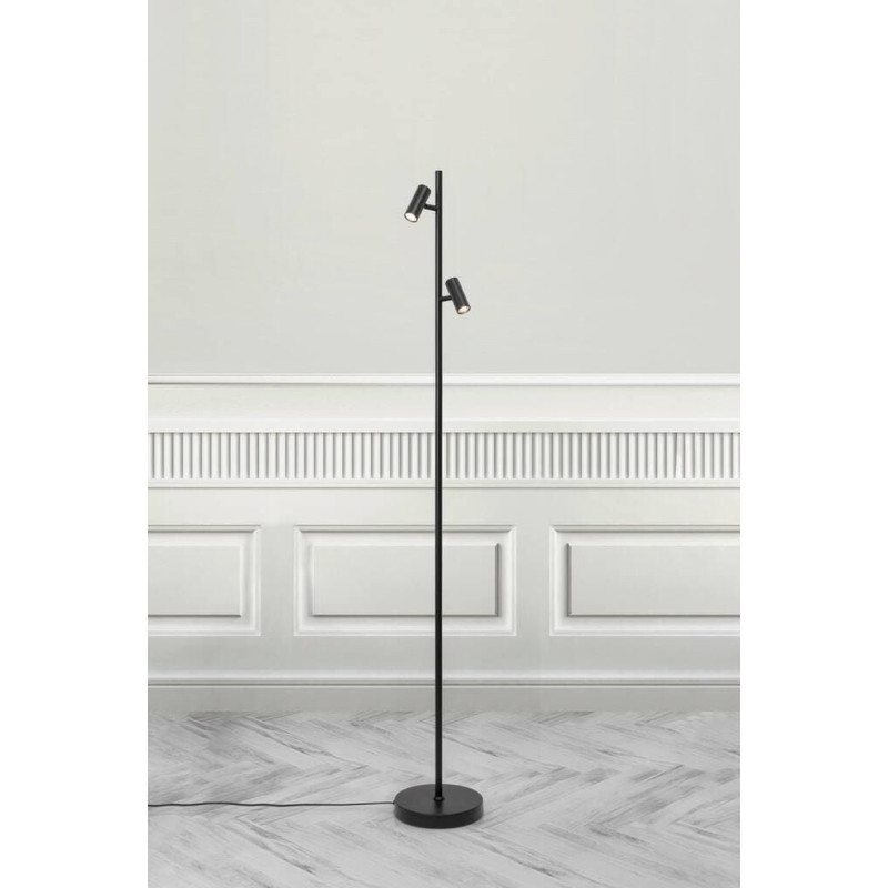 Lampa Podłogowa LED Omari Czarna 2112254003 Nordlux Lampa Podłogowa LED Omari Czarna 2112254003 Nordlux