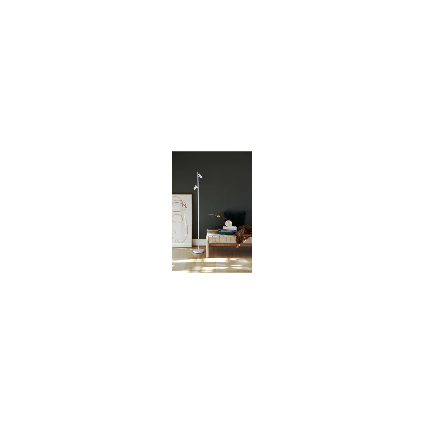 Lampa Podłogowa Omari LED Biała 2112254001 Nordlux Lampa Podłogowa Omari LED Biała 2112254001 Nordlux