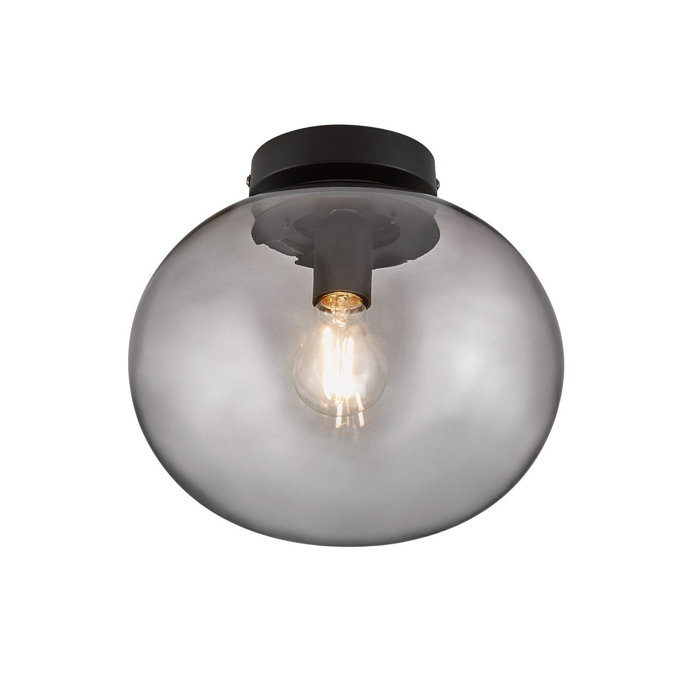 Lampa Sufitowa Alton Szklana Przydymione Szkło 2010506047 Nordlux Lampa Sufitowa Alton Szklana Przydymione Szkło 2010506047 Nordlux