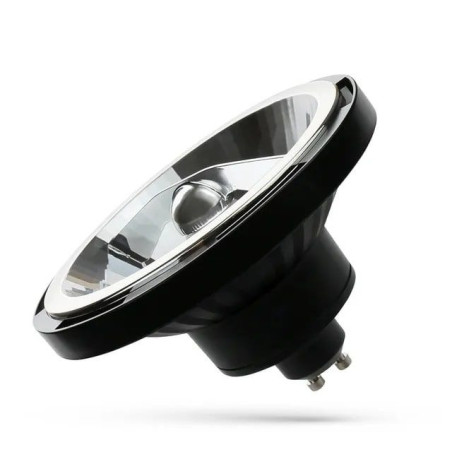 Żarówka LED AR111 GU10 12W 3000K 45st Czarna Spectrum
