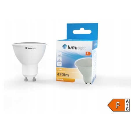 Żarówka LED GU10 5,5W Ciepła LL1582 Lumilight