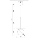 Lampa Wisząca Borra B Biały BRB111P0 Ummo Lampa Wisząca Borra B Biały BRB111P0 Ummo