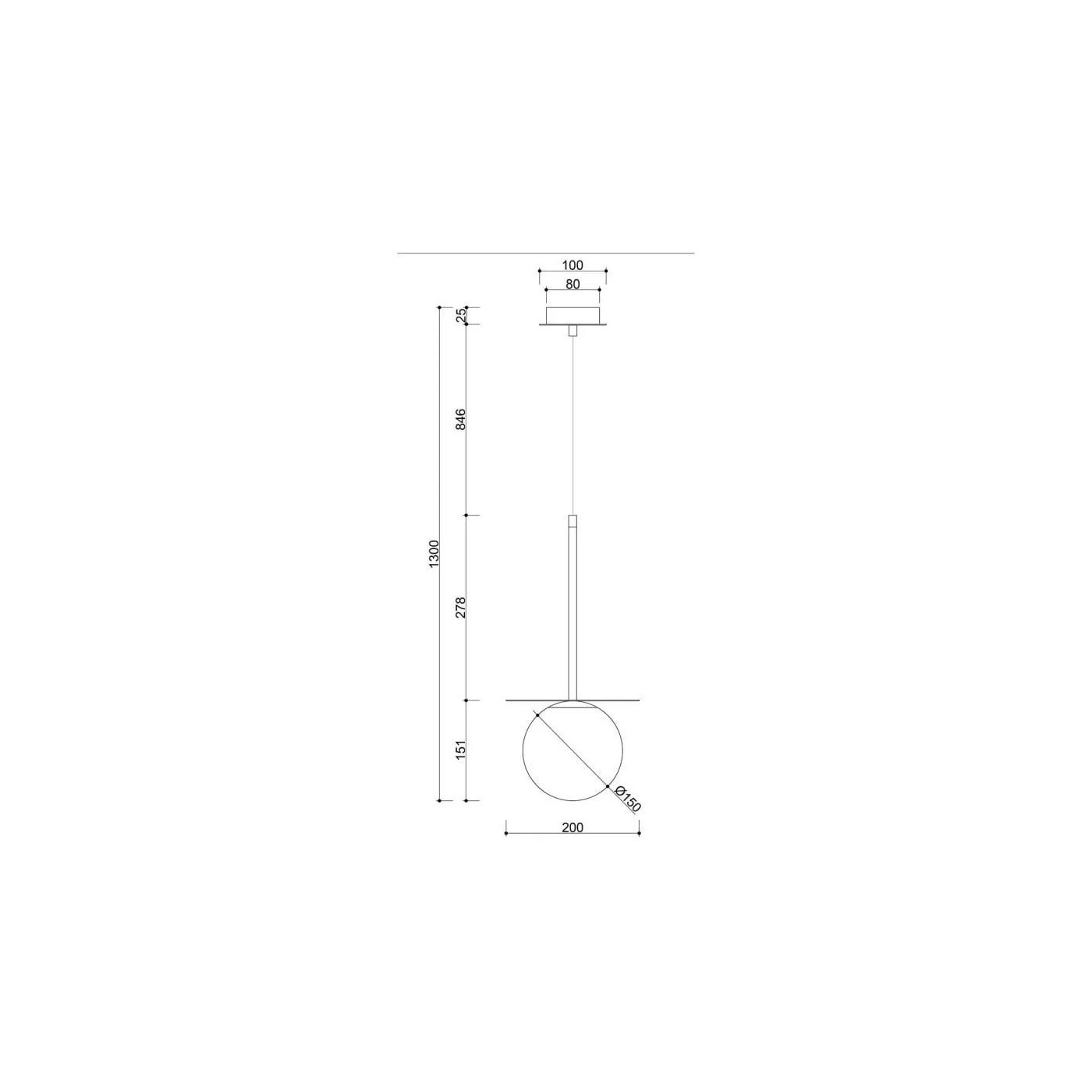 Lampa Wisząca Borra B Biały BRB111P0 Ummo Lampa Wisząca Borra B Biały BRB111P0 Ummo