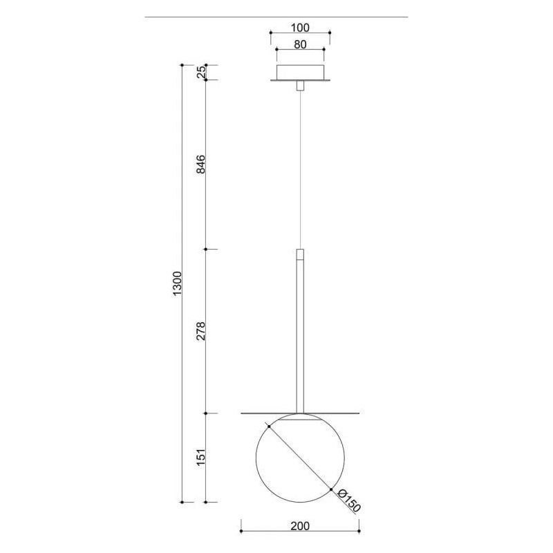 Lampa Wisząca Borra B Biały BRB111P0 Ummo Lampa Wisząca Borra B Biały BRB111P0 Ummo