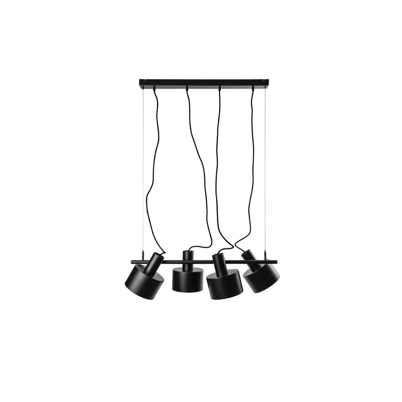 Lampa Wisząca Enkel 4 Czarny EN4422P0 Ummo Lampa Wisząca Enkel 4 Czarny EN4422P0 Ummo