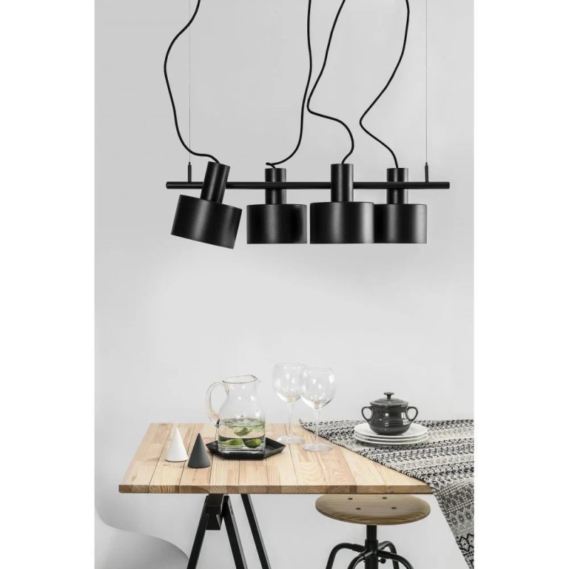 Lampa Wisząca Enkel 4 Czarny EN4422P0 Ummo Lampa Wisząca Enkel 4 Czarny EN4422P0 Ummo