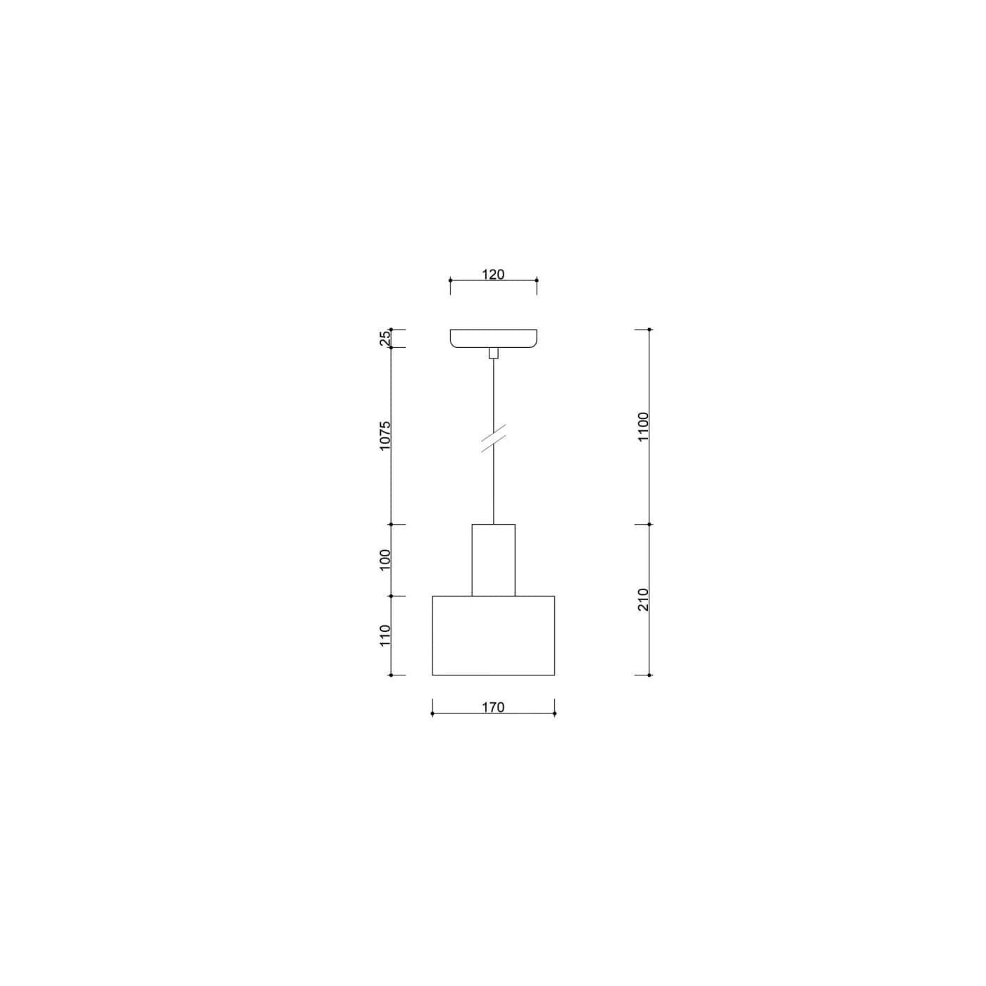 Lampa Wisząca Enkel 1 Biały EN1111P0 Ummo Lampa Wisząca Enkel 1 Biały EN1111P0 Ummo