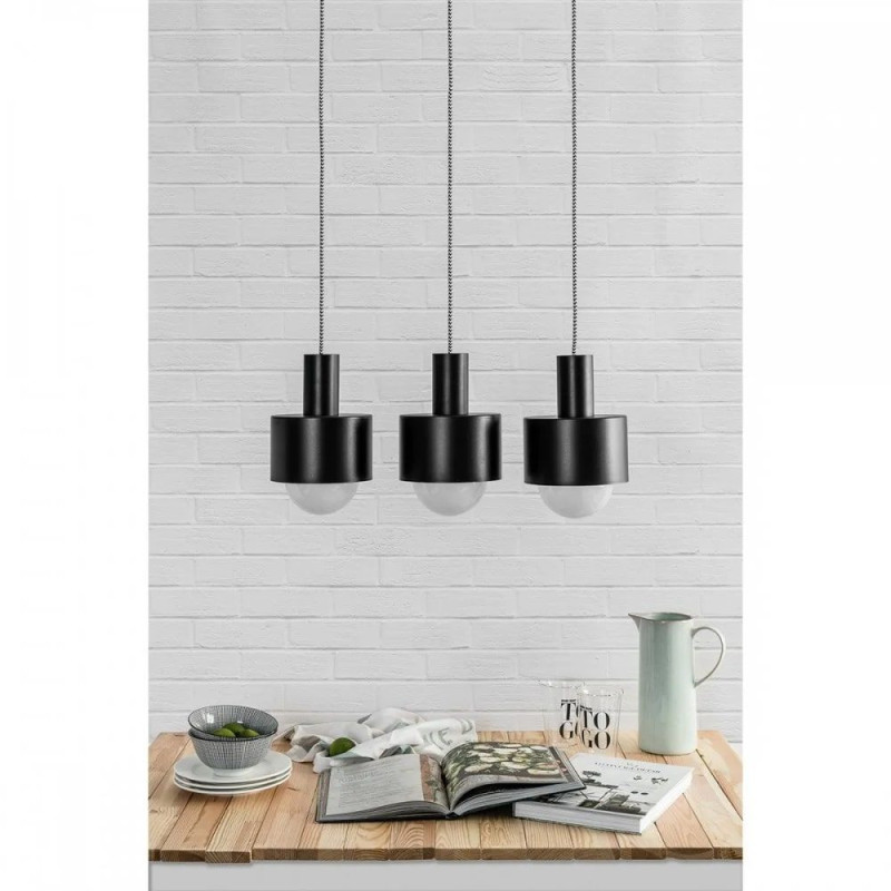 Lampa Wisząca Enkel 3P Czarny EN3322P3 Ummo Lampa Wisząca Enkel 3P Czarny EN3322P3 Ummo