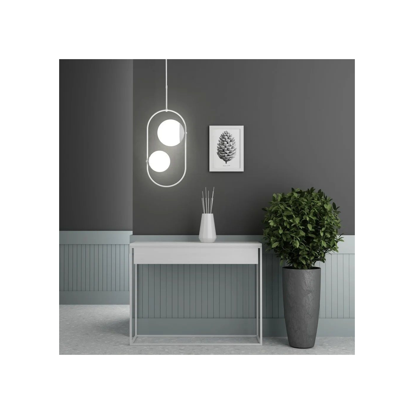 Lampa Wisząca Koban C Biały KOC211P0 Ummo Lampa Wisząca Koban C Biały KOC211P0 Ummo