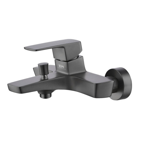 Bateria Wannowa Ścienna Teo Bez Zestawu Prysznicowego Gun Metal 02030BN Emporia