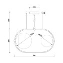Lampa Wisząca Koban A Biały KOA211PS0 Ummo Lampa Wisząca Koban A Biały KOA211PS0 Ummo