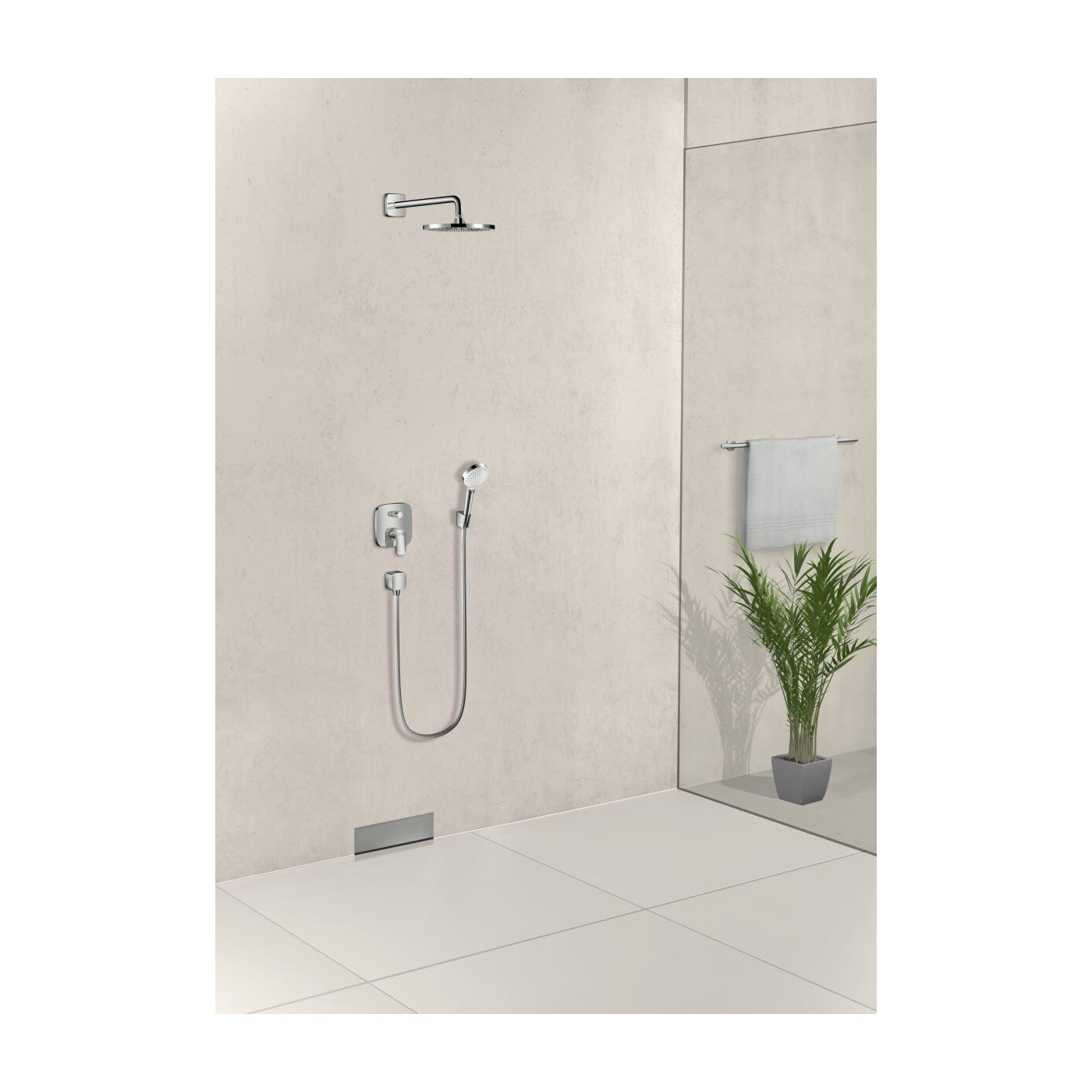 Przyłącze Węża z Zaworem Zwrotnym Fixfit 26457000 Hansgrohe Przyłącze Węża z Zaworem Zwrotnym Fixfit 26457000 Hansgrohe