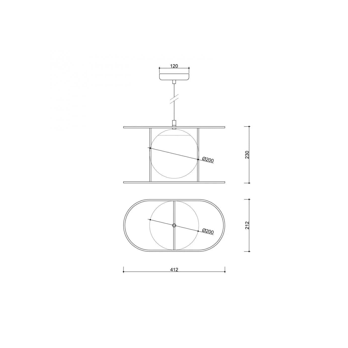Lampa Wisząca Kuglo B Czarny KUB122B0 Ummo Lampa Wisząca Kuglo B Czarny KUB122B0 Ummo