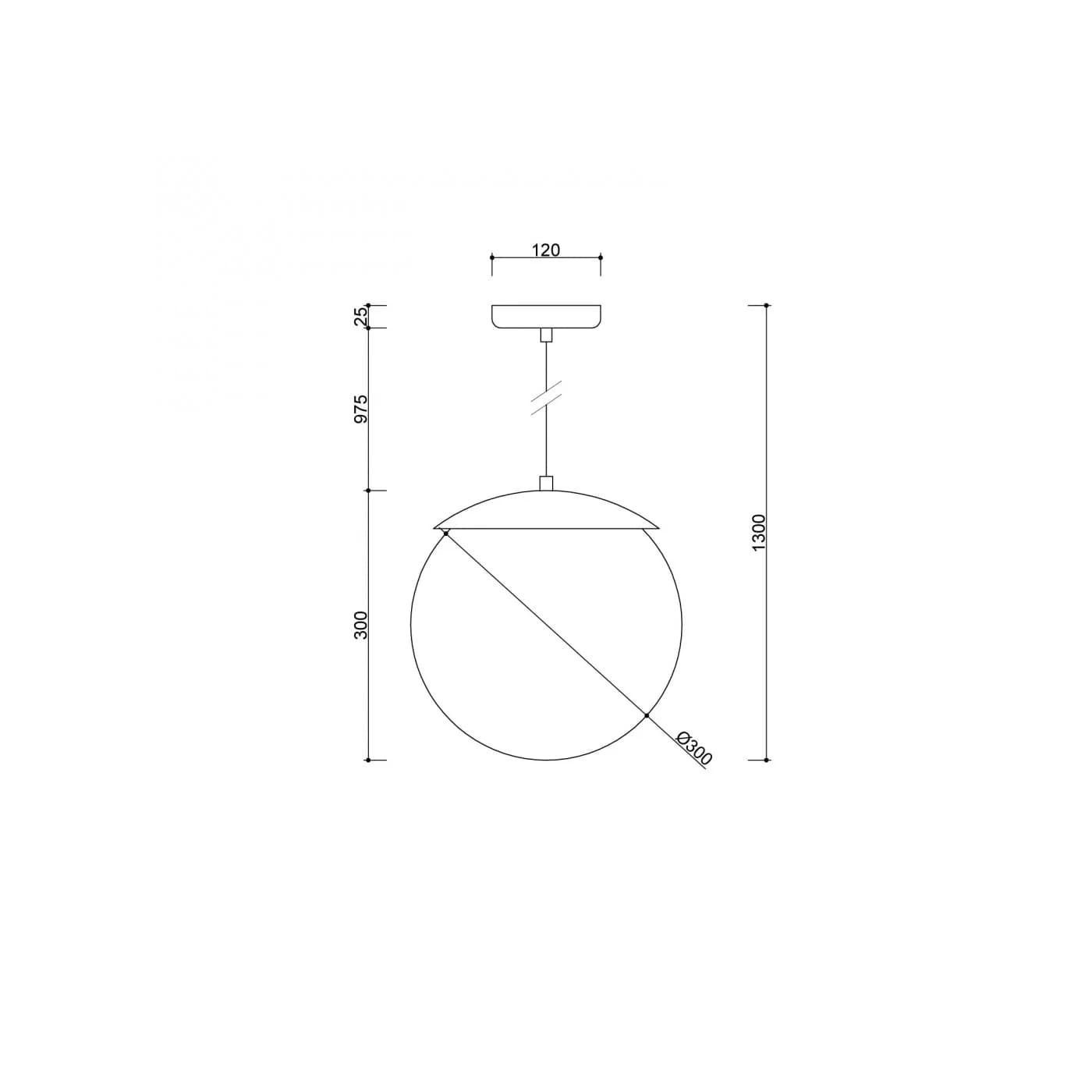 Lampa Wisząca Kuul E Biały KLE111P0 Ummo Lampa Wisząca Kuul E Biały KLE111P0 Ummo