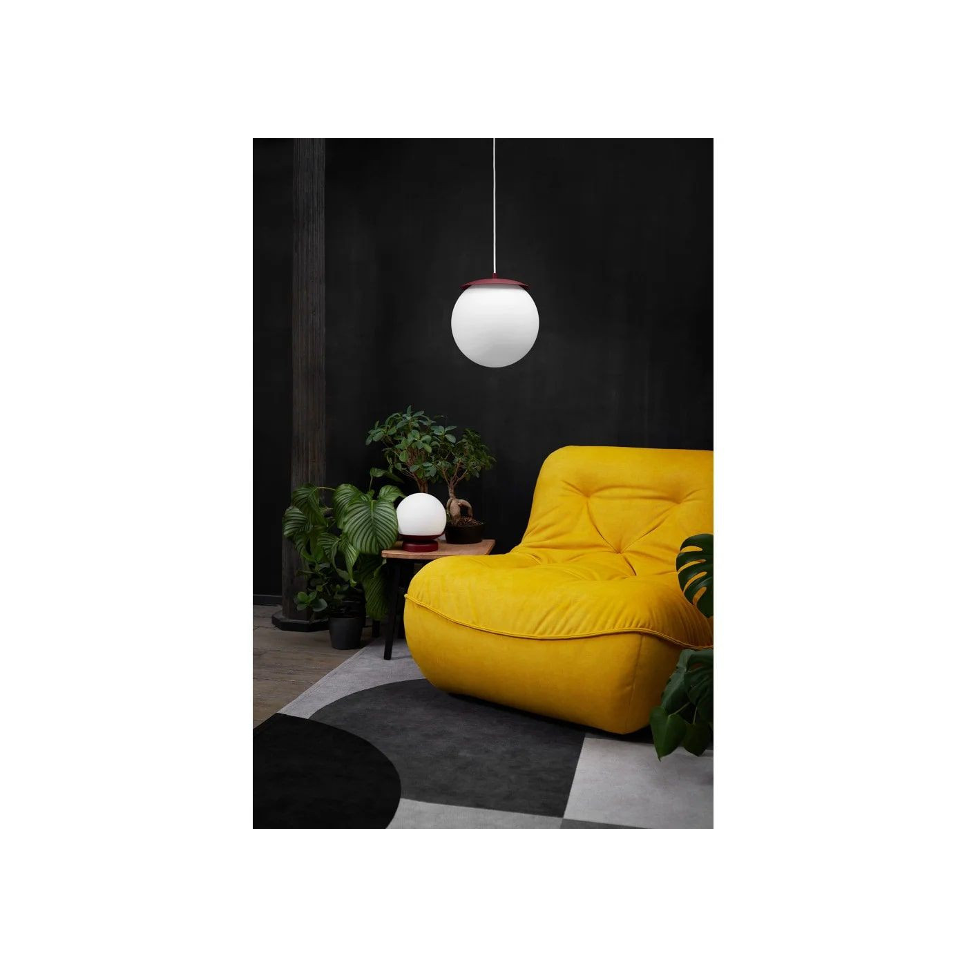 Lampa Wisząca Kuul E Czerwony KLE141P0 Ummo Lampa Wisząca Kuul E Czerwony KLE141P0 Ummo