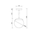 Lampa Wisząca Kuul G Biały KLG111PS0 Ummo Lampa Wisząca Kuul G Biały KLG111PS0 Ummo