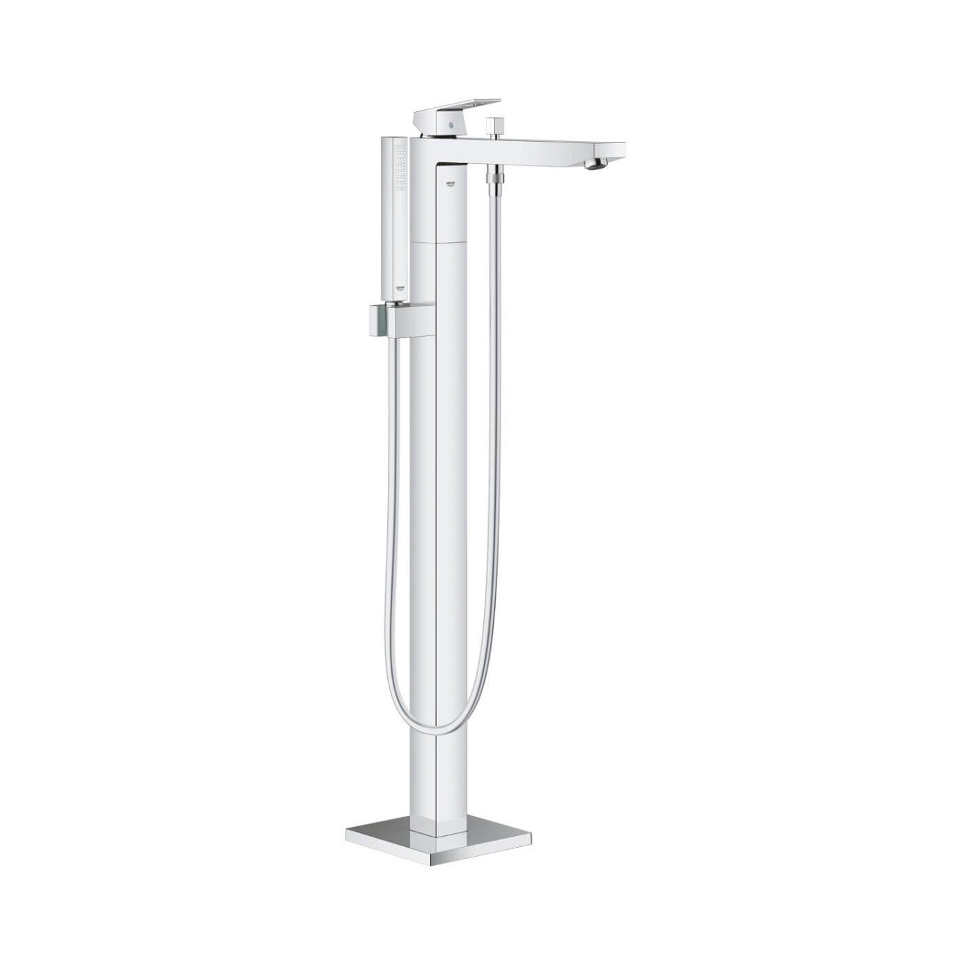 Bateria Wannowa Wolnostojąca Eurocube 23672001 Grohe Bateria Wannowa Wolnostojąca Eurocube 23672001 Grohe