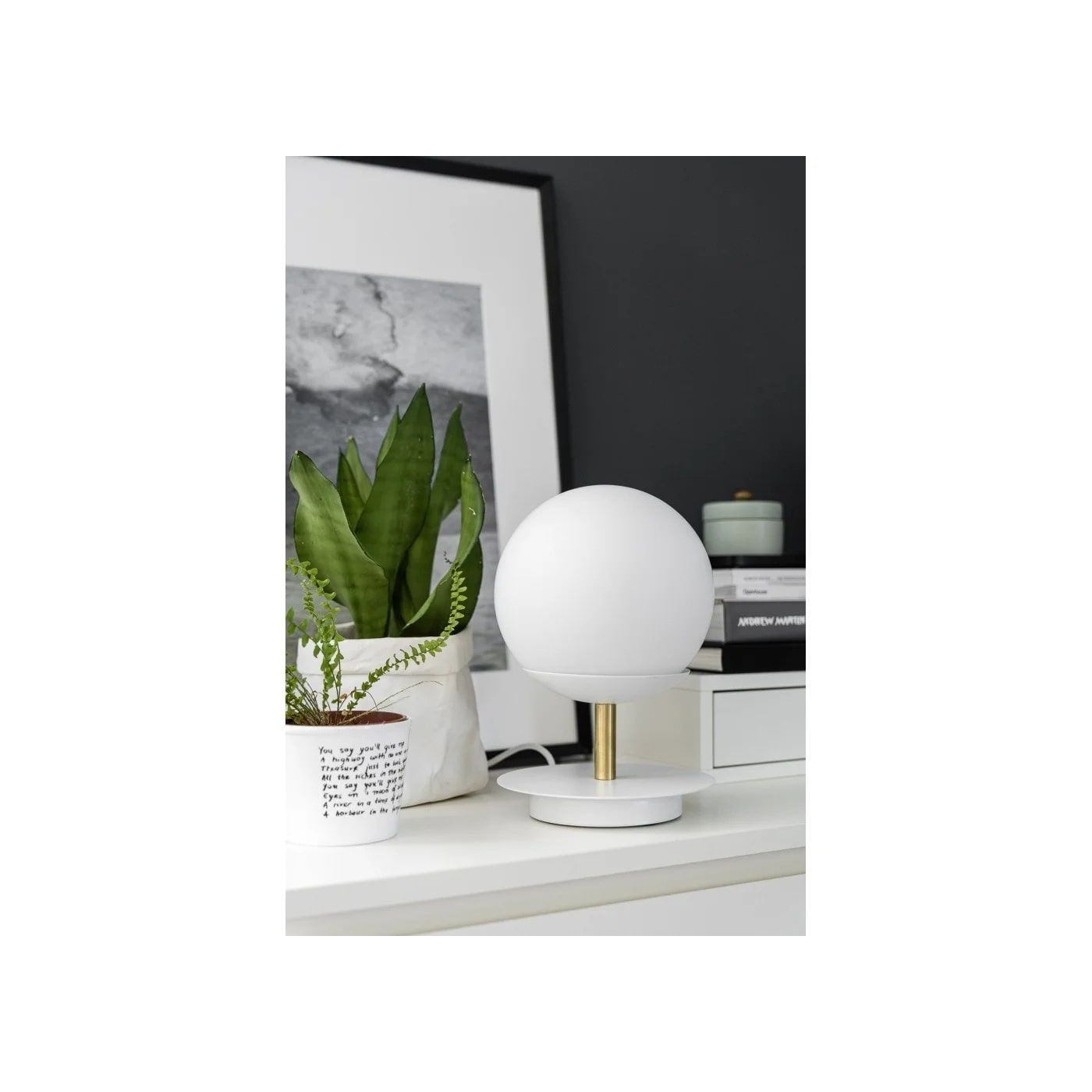 Lampa Stołowa Plaat ST Złoto-Biały PLS131P1 Ummo Lampa Stołowa Plaat ST Złoto-Biały PLS131P1 Ummo