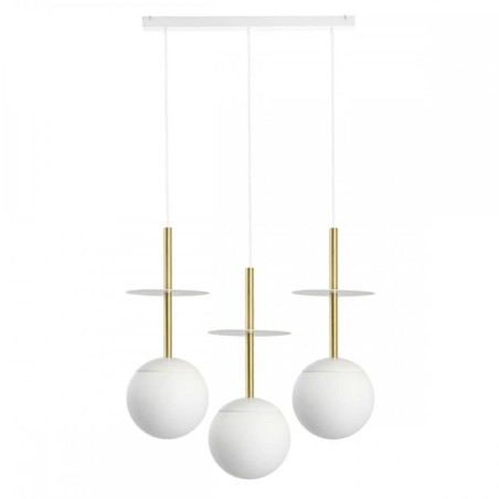 Lampa Wisząca Plaat A Złoto-Biały PLL331P0 Ummo